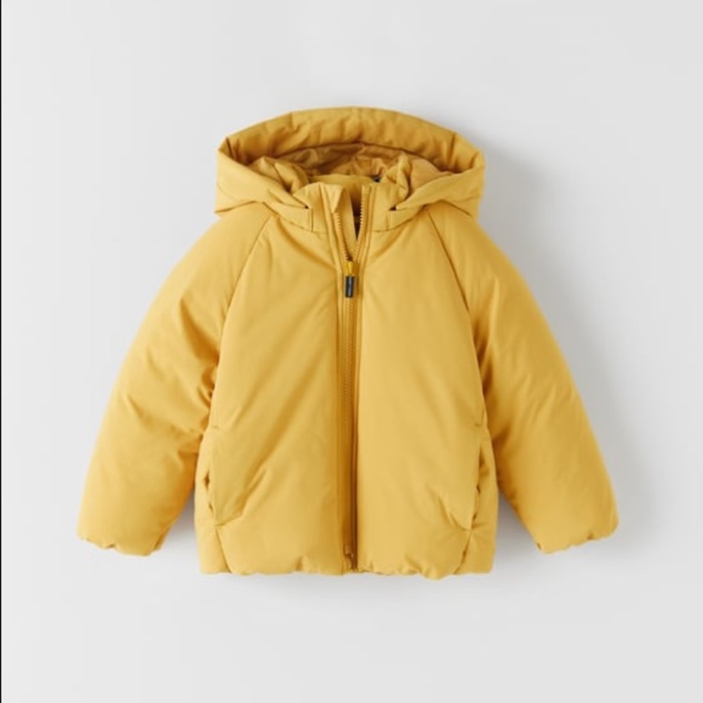 ZARA Yellow Puffer Jacket (12-18m)